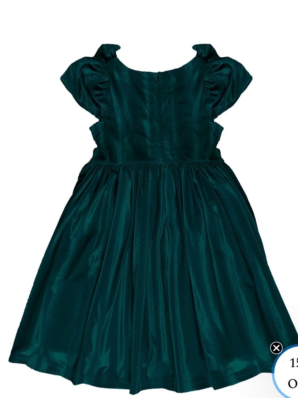 Ivy City Co Mini Tiara Dress - emerald green - Picture 2 of 11